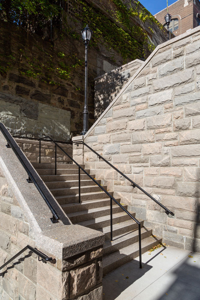 The East 168th Street Step Street in the Bronx. Photo: Matthew Lapiska/NYC DDC.