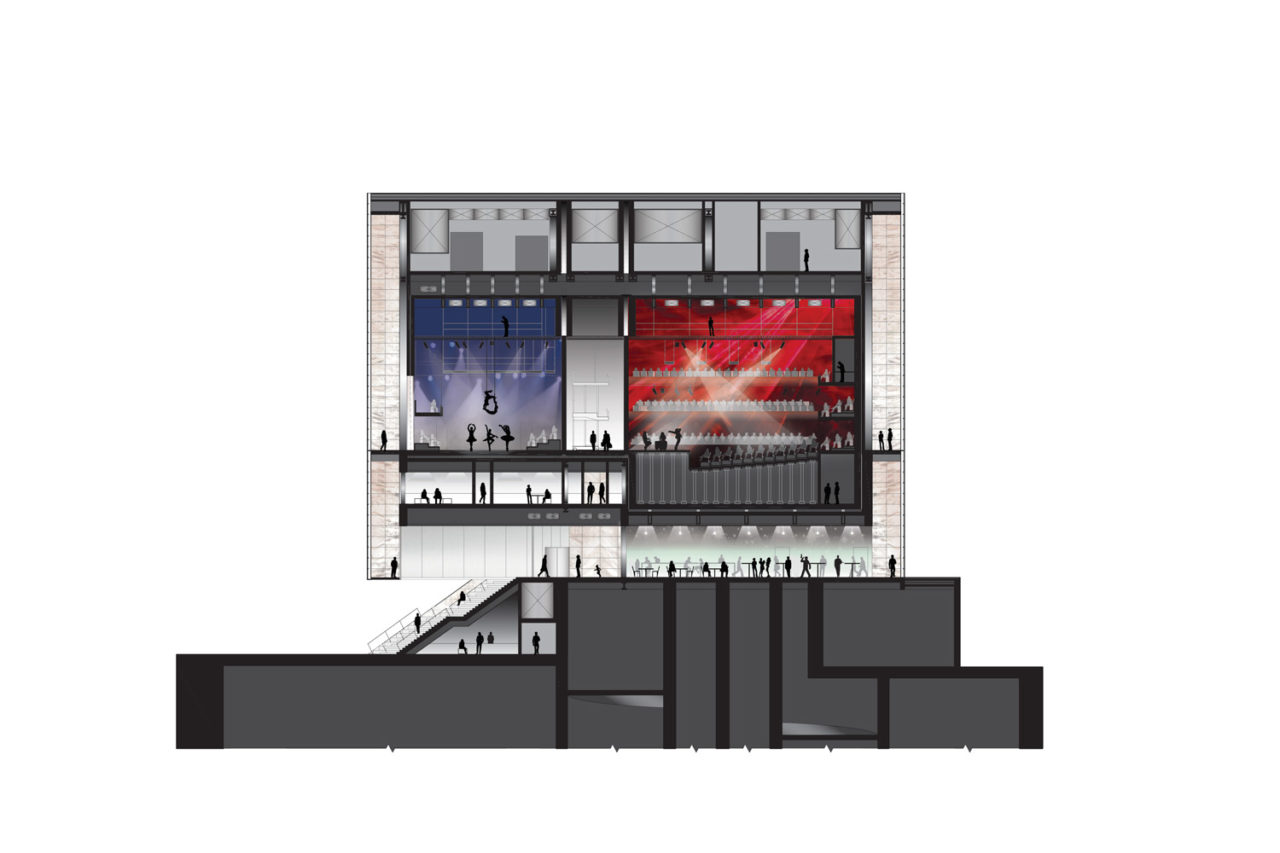 The layout and character of the Play Level drive the design of the entire building. Image: REX.