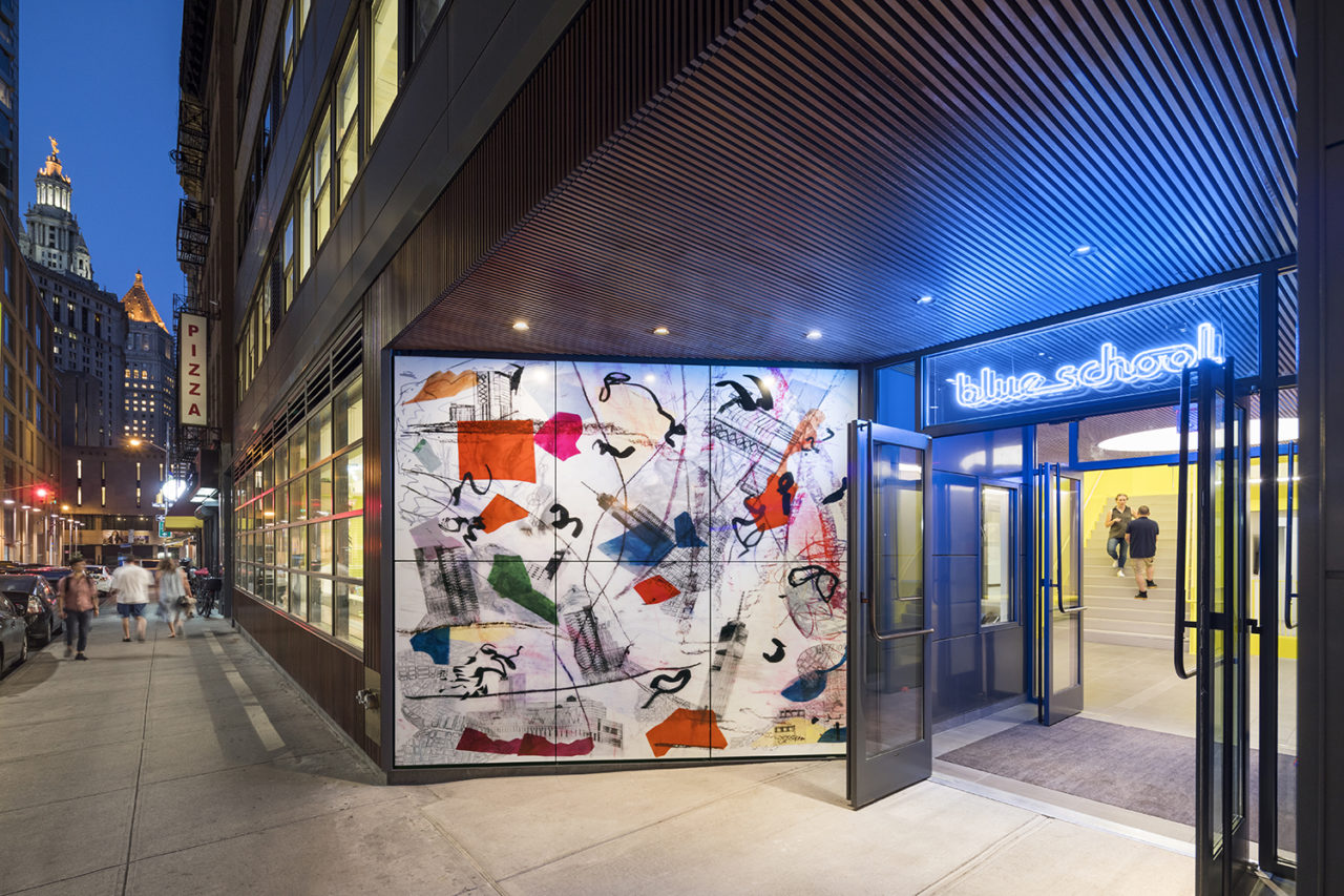 The Blue School by the Rockwell Group. Image credit: Albert Vecerka/ESTO.