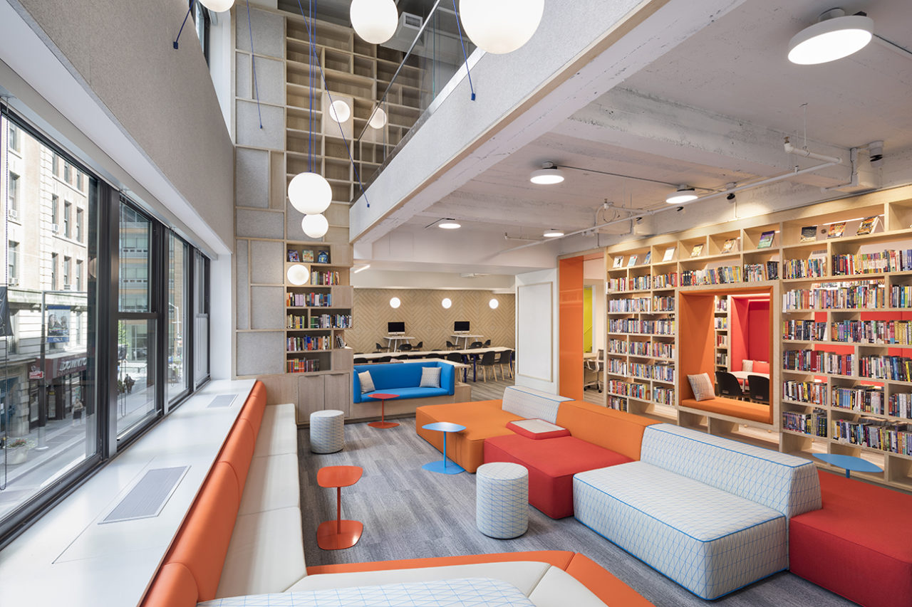 The Blue School by the Rockwell Group. Image credit: Albert Vecerka/ESTO.