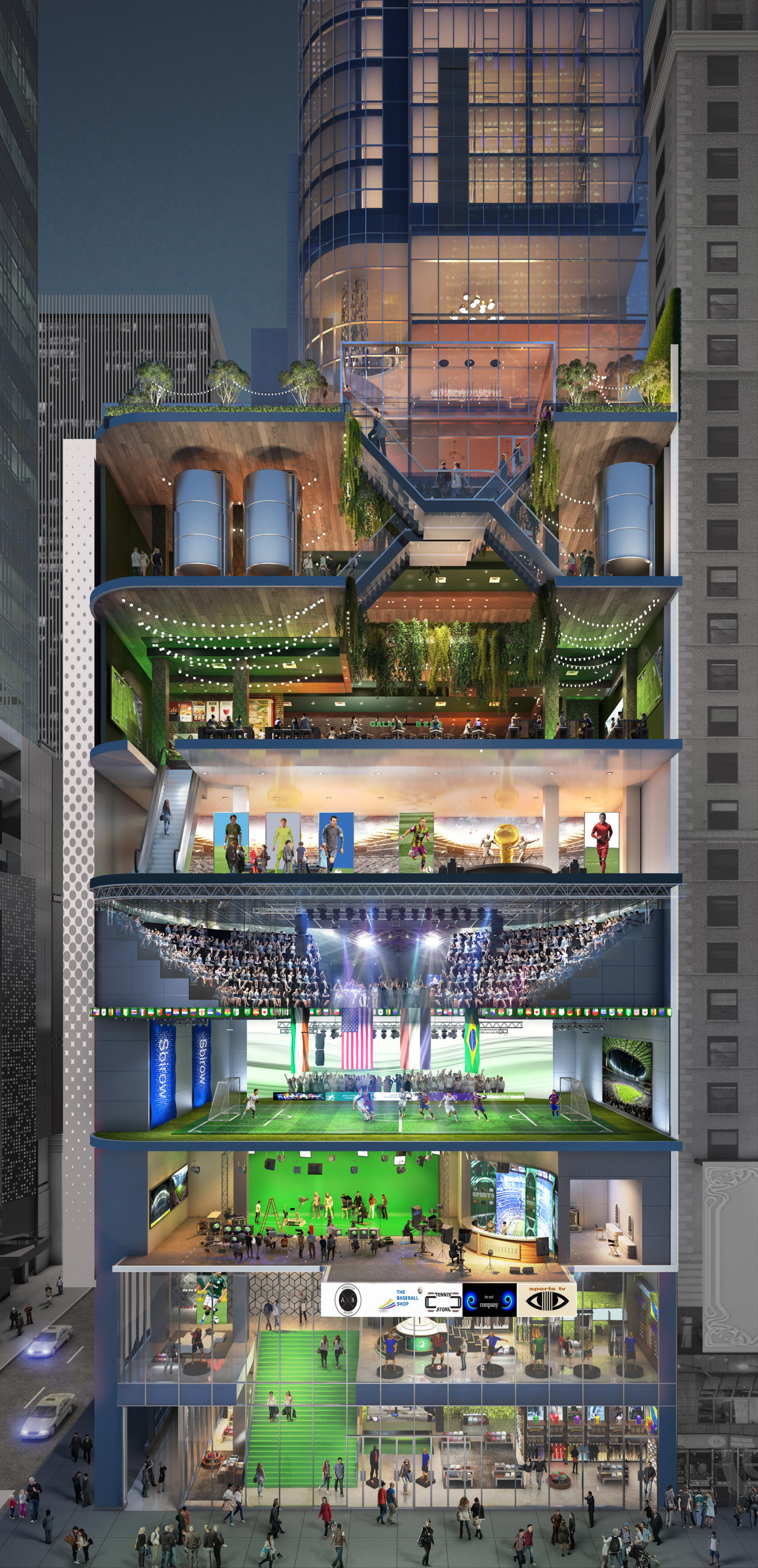 TSX Broadway construction to begin this winter. Image: Courtesy of L&L Holding Company.