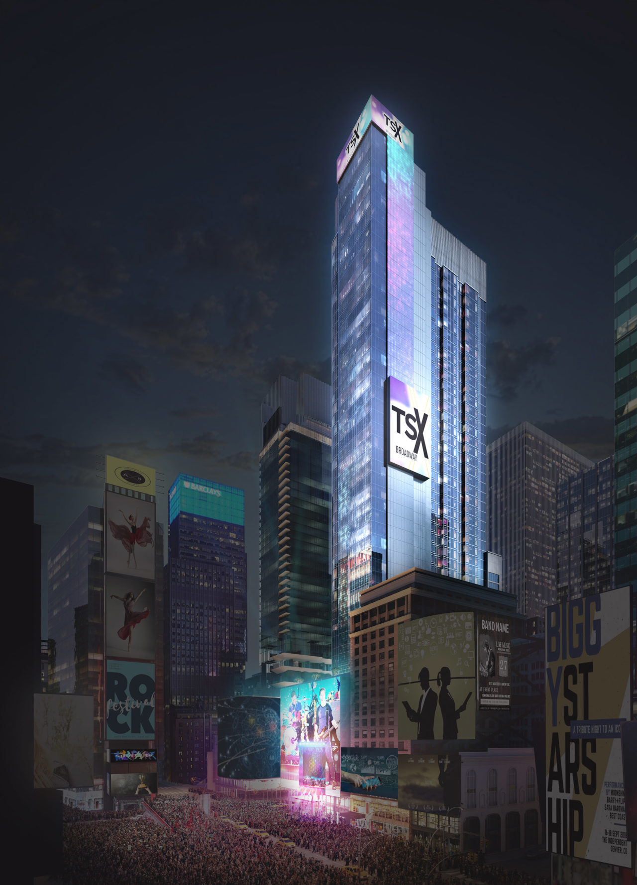 TSX Broadway construction to begin this winter. Image: Courtesy of L&L Holding Company.