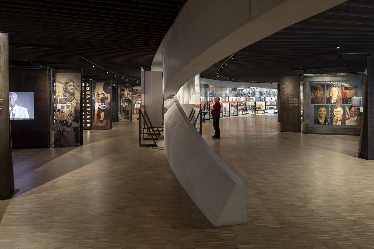 National Veterans Memorial and Museum by Allied Works Architecture. Image credit: Jeremy Bitterman.