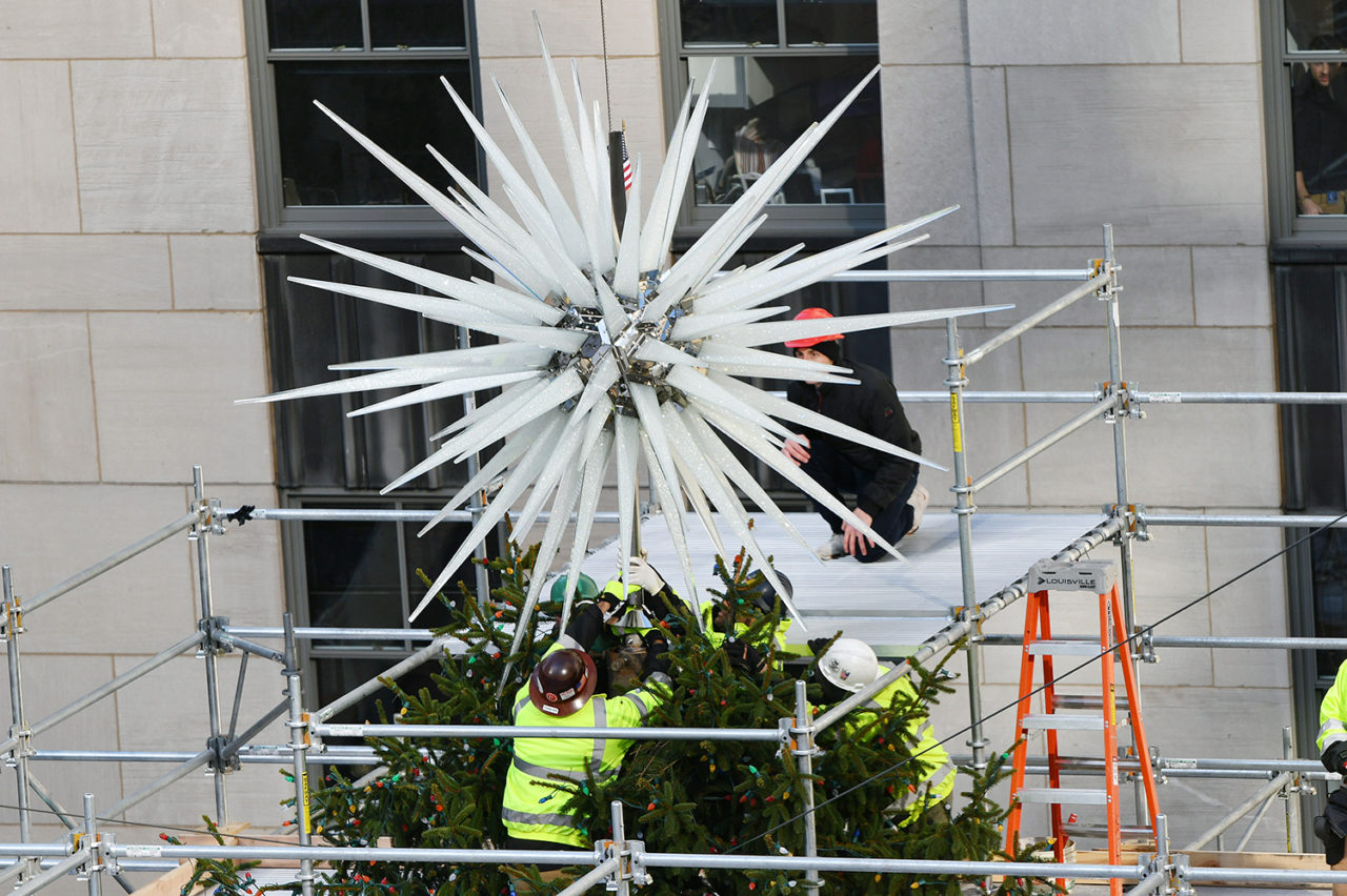 Swarovski Star by Studio Libeskind. Image credit:: Bryan Bedder / Getty Images.