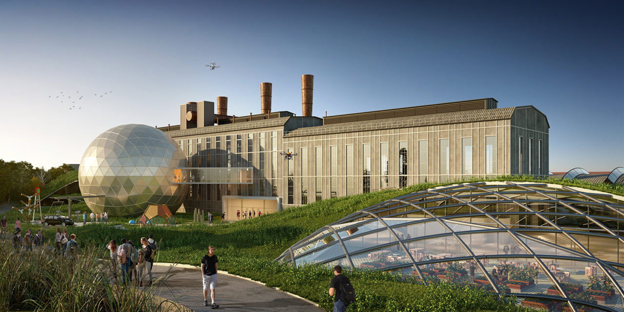 Interactive Science Museum and Education Center in Differdange, Luxembourg, by Skolnick Architecture & Design Partnership. Image credit: Skolnick Architecture & Design Partnership.