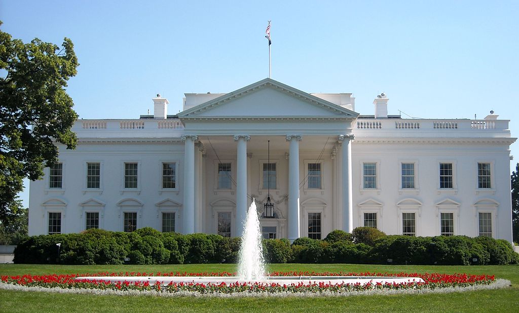 The White House, Washington, DC. Via Wikimedia Commons.