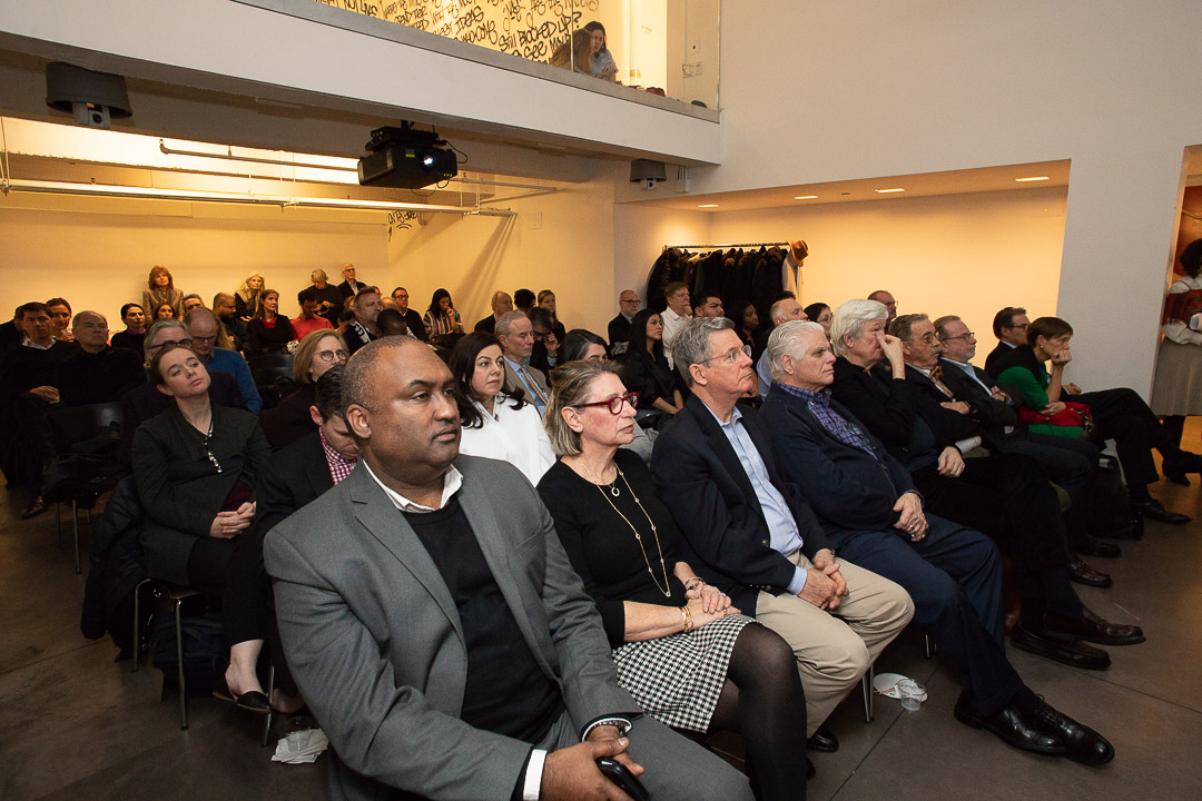 AIANY members gathered at the Center for Architecture for the AIANY 2019 Board Inaugural. Image credit: Angie Vasquez.