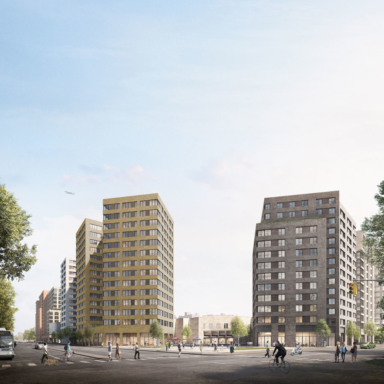 Christian Cultural Center development by Practice for Architecture and Urbanism. Image courtesy of Practice for Architecture and Urbanism.