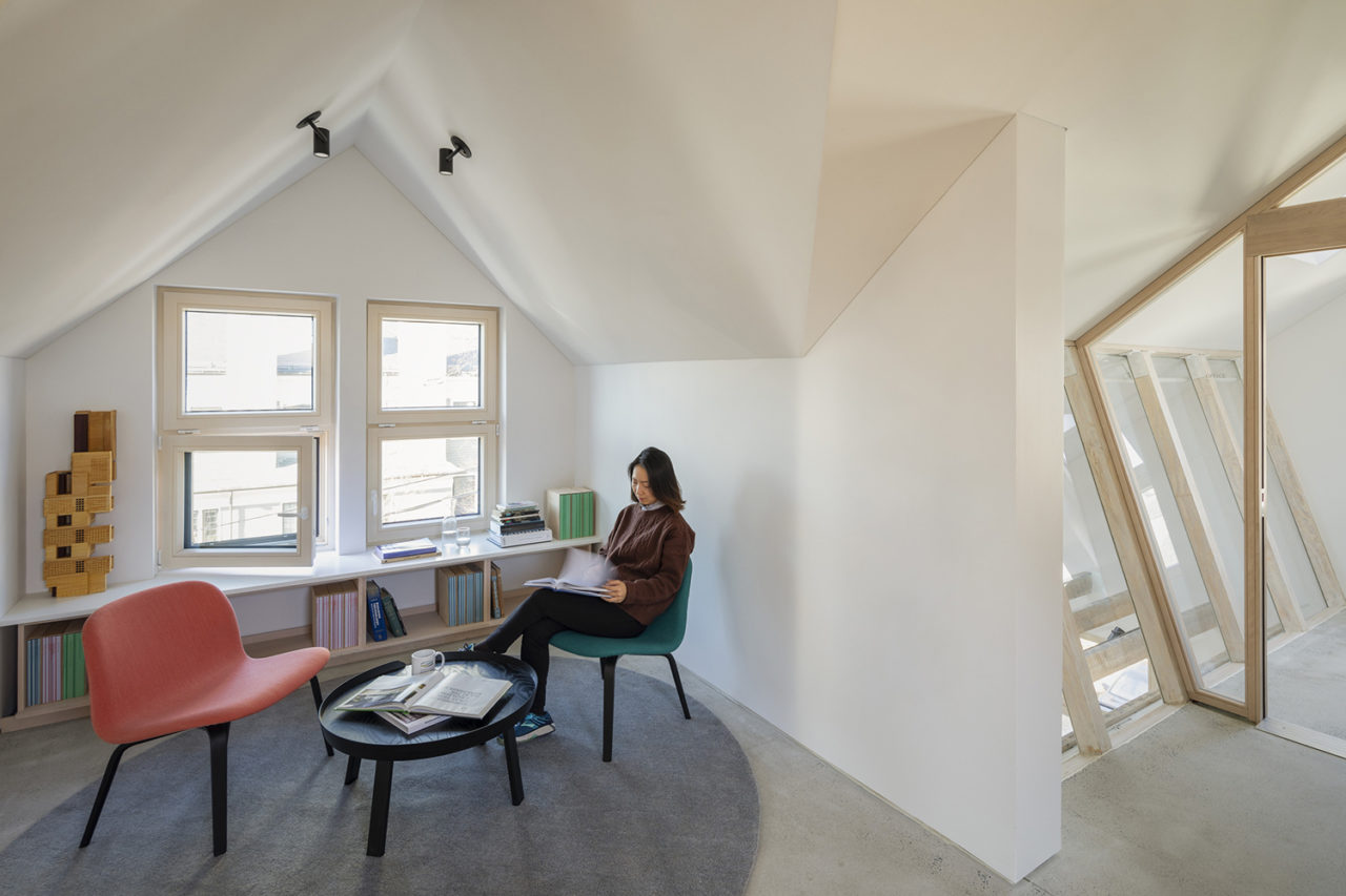 HouseZero at the Harvard GSD by Snøhetta. Image credit: Michael Grimm.