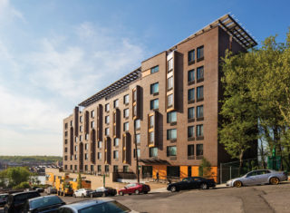 The Reaching New Heights Residence designed by Edelman Sultan Knox Wood presents an unprecedented model of public funding subsidies. Photo: David Sundberg/Esto.