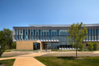 SUNY Fredonia Rockefeller Arts Center by Deborah Berke Partners and Mathews Nielsen Landscape Architects. Photo: Chris Cooper.