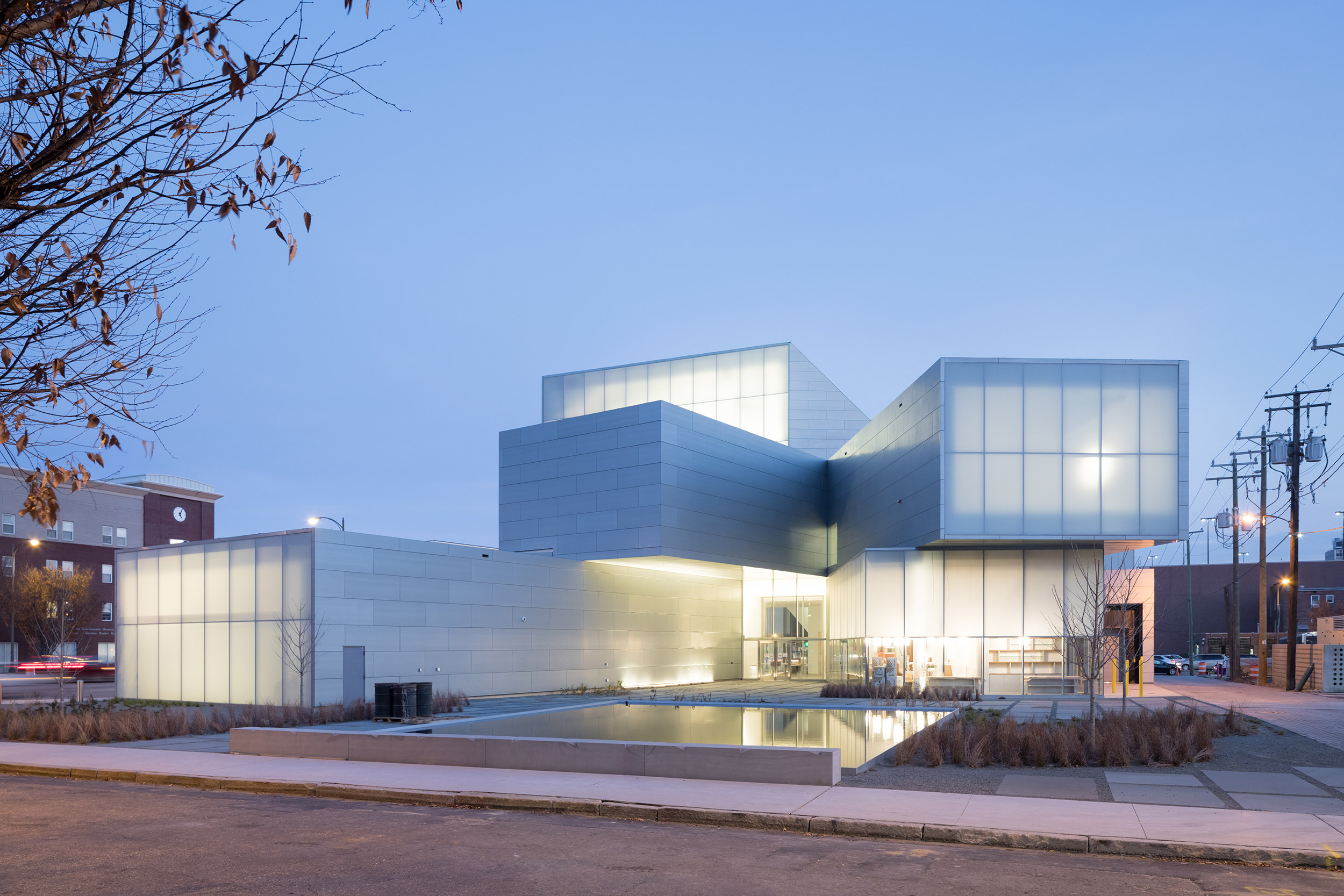 Virginia Commonwealth University Institute for Contemporary Art by Steven Holl Architects; BCWH; and Michael Boucher Landscape Architecture. Photo: Iwan Baan.