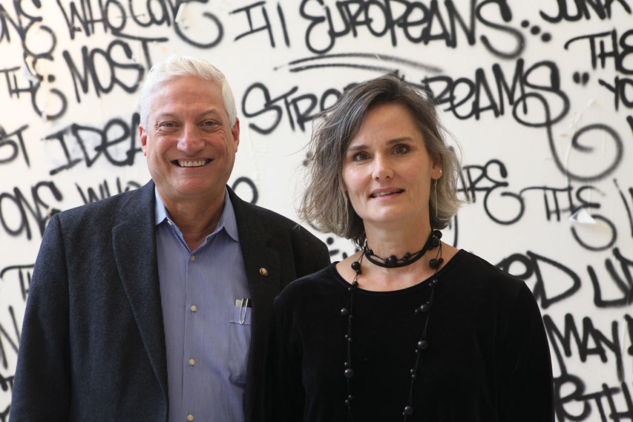 2018 AIANY President Gerald F.X. "Guy" Geier II, FAIA, and 2019 AIA President Hayes Slades, AIA. Photo: AIANY.