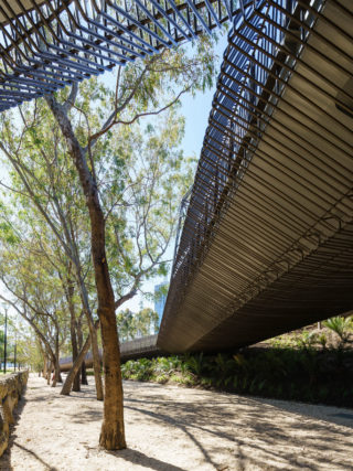 Tanderrum Bridge by John Wardle Architects; NADAAA; and OCULUS. Photo: Kristoffer Paulsen.
