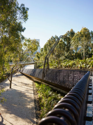Tanderrum Bridge by John Wardle Architects; NADAAA; and OCULUS. Photo: Kristoffer Paulsen.