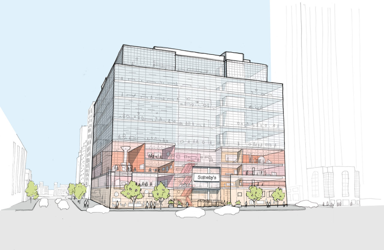 Sotheby's expansion and renovation by OMA New York. Image credit: OMA New York.