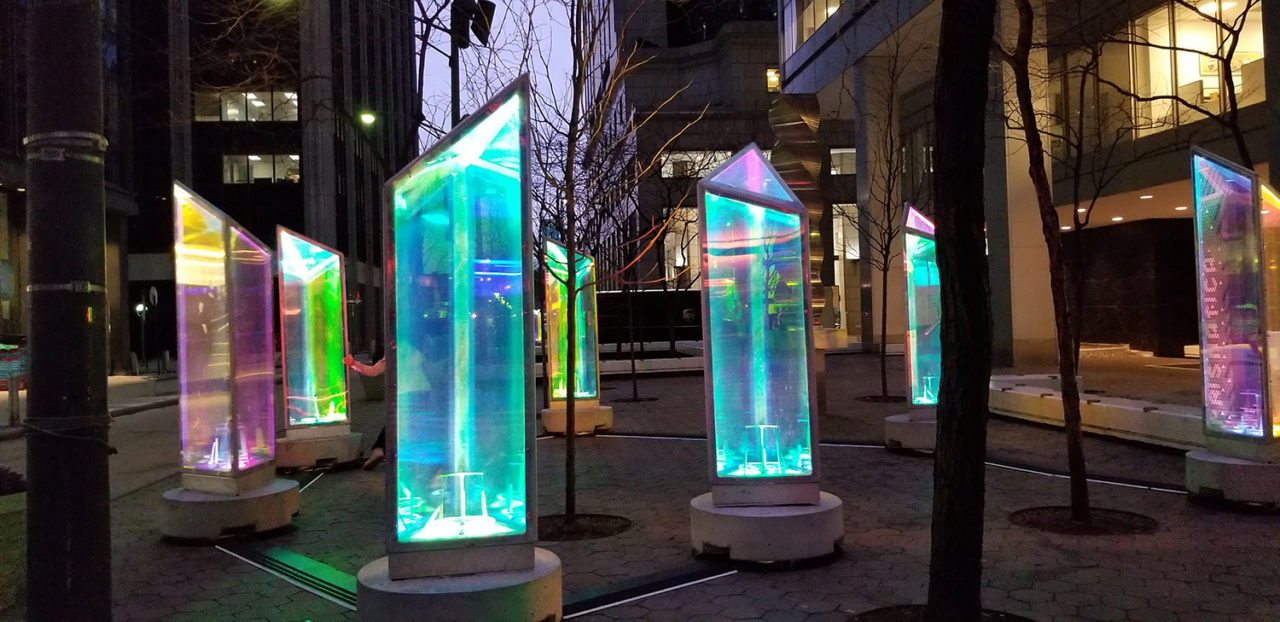 Prismatica by RAW Design and Atomic3. Image credit: Kristin Heise/Downtown Alliance.