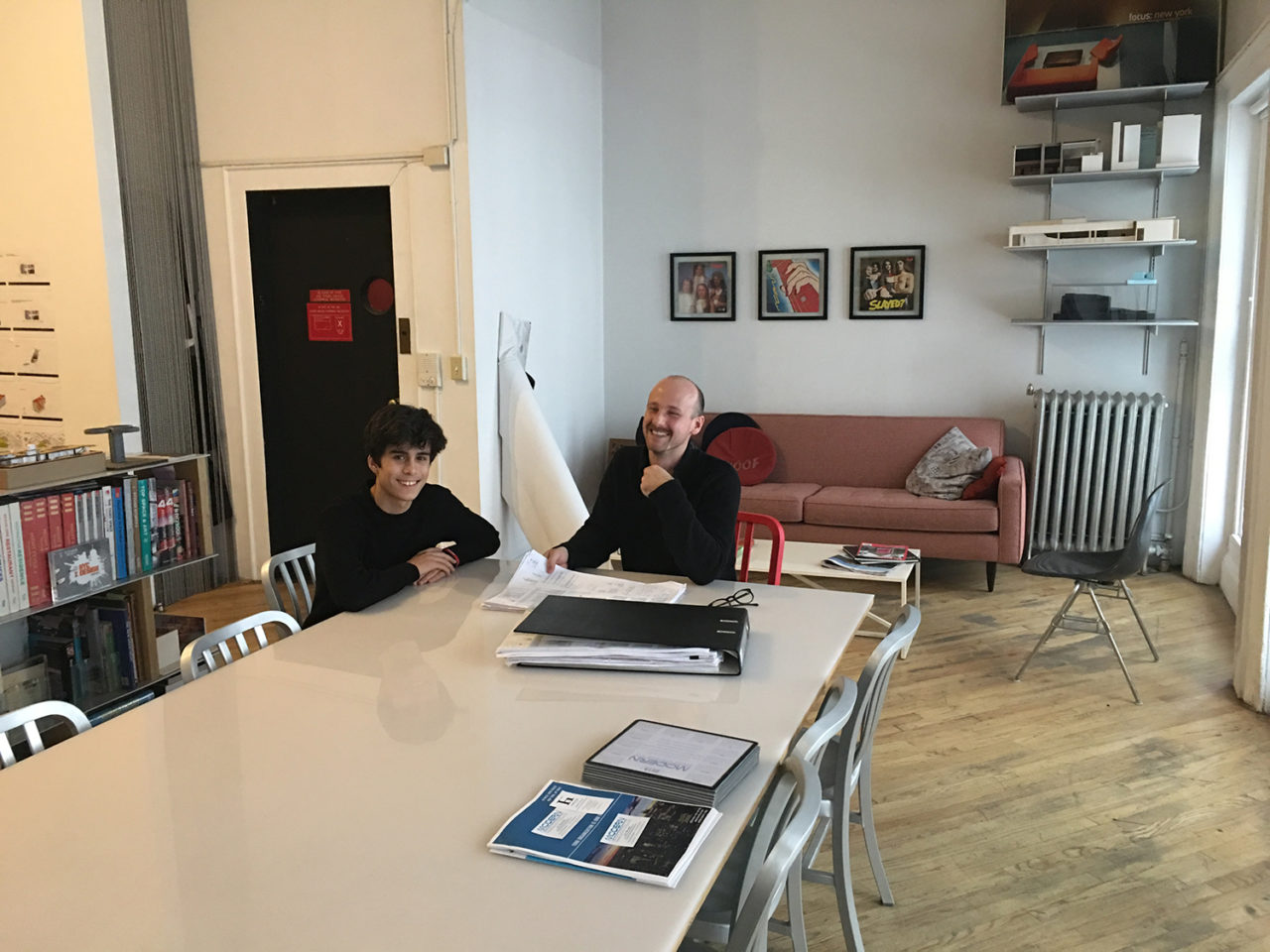 Leo Conte at the Slade Architecture office. Image courtesy of Slade Architecture.