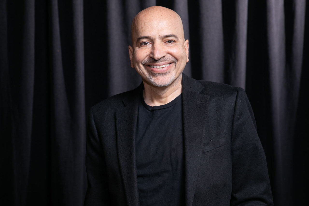 Navid Maqami, AIA, of S9 Architecture accepted an Architecture Merit Award for Empire Stores in Brooklyn, New York. Photo: Sam Lahoz.