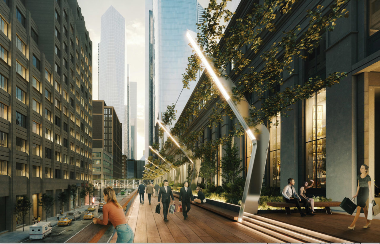 "The Spine" proposal. Image: Courtesy of Metals in Construction.