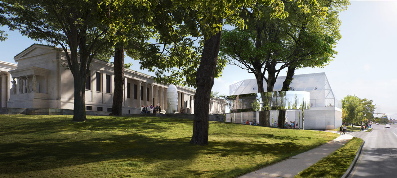 Albright-Knox Art Gallery’s AK360 Campus Development and Expansion Project by OMA New York. Image credit: OMA New York.
