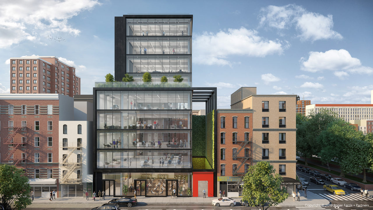 141 East Houston by Roger Ferris + Partners. Image credit: Roger Ferris + Partners.