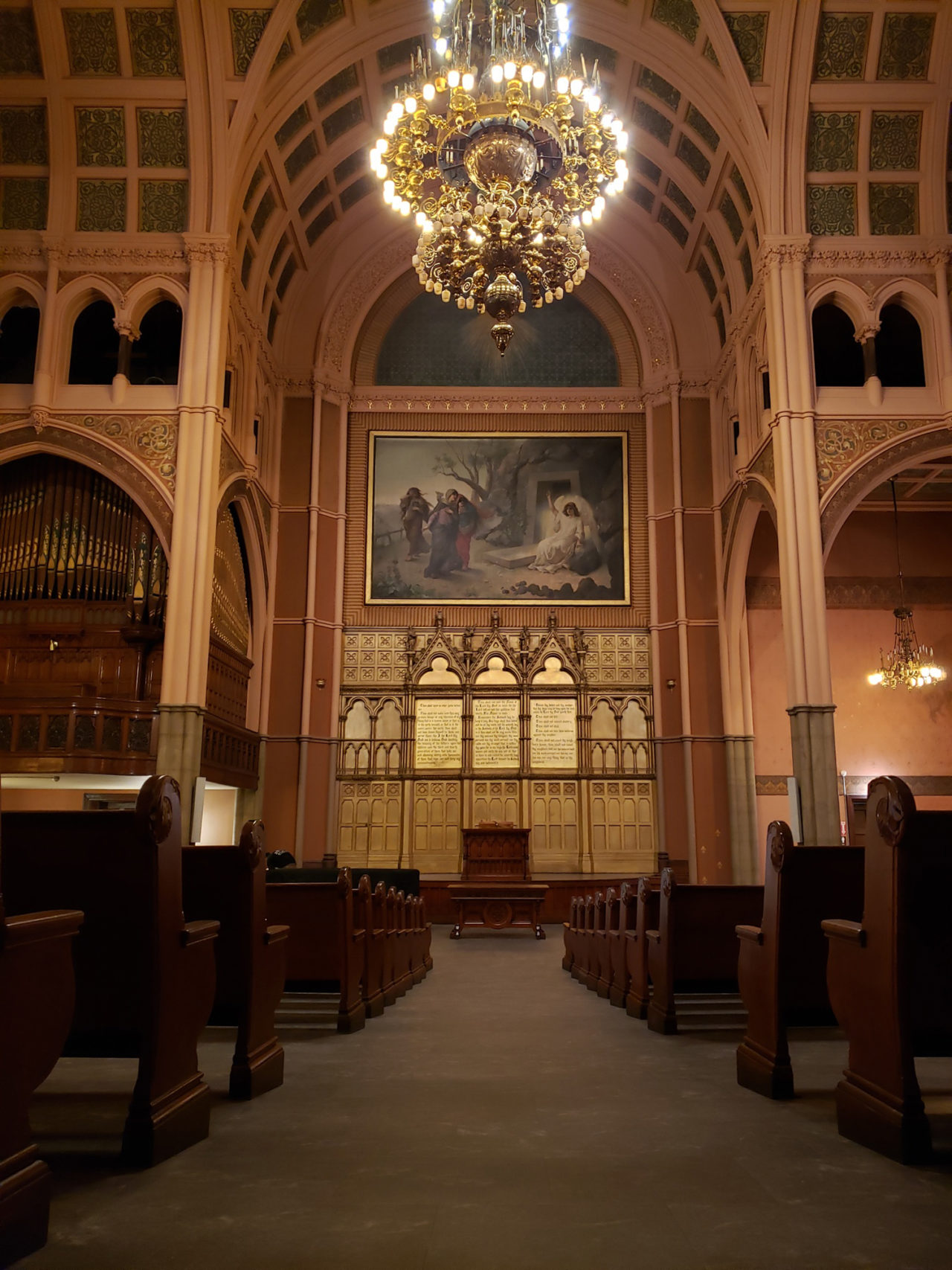 Old First Reformed Church restoration by Jan Hird Pokorny Associates. Image credit: Marko Golubovic.