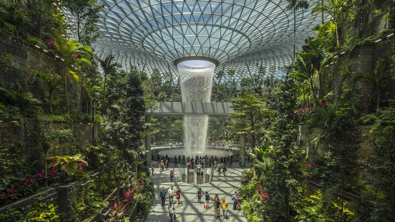 Jewel Changi Airport by Safdie Architects with BuroHappold. Image credit: Darren Soh.
