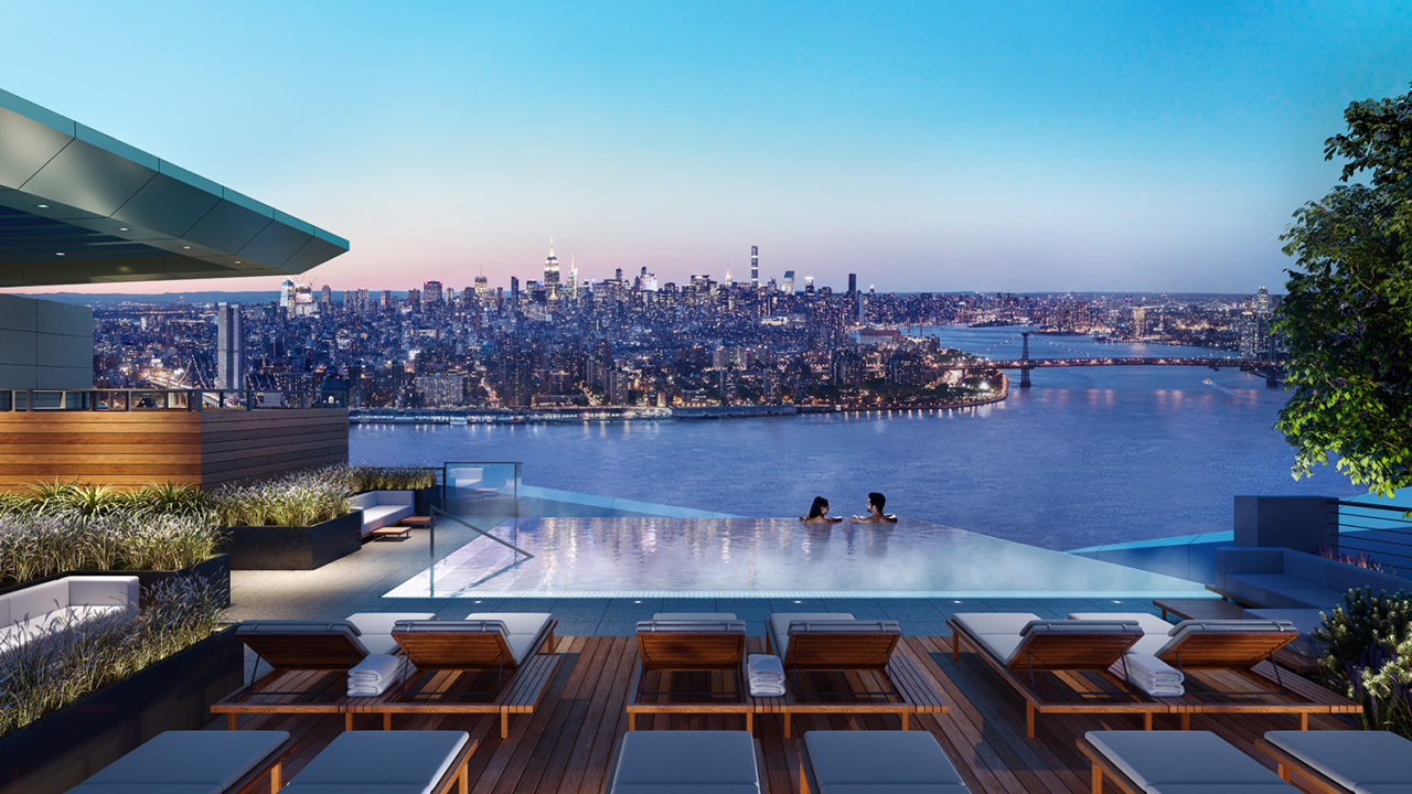 Brooklyn Point by KPF with Katherine Newman Design and Mathews Nielsen Landscape Architects. Image credit: KPF.