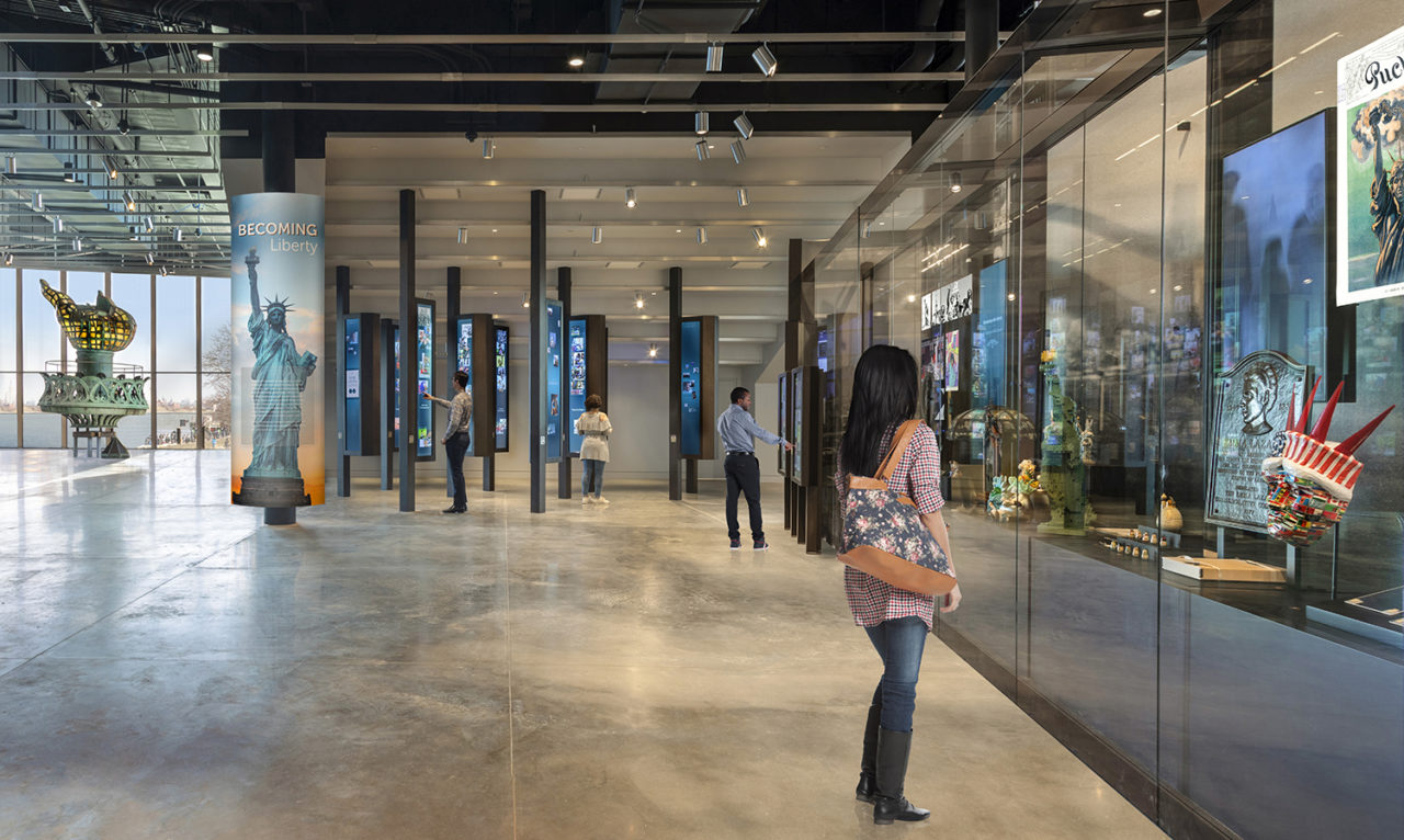Statue of Liberty Museum by FXCollaborative and ESI Design. Image credit: David Sundberg/Esto.