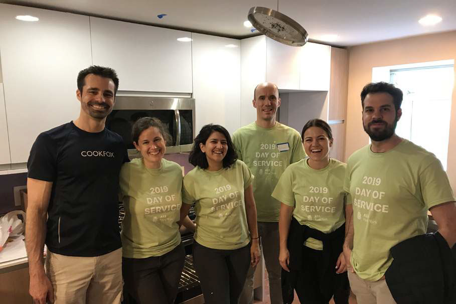 Cookfox and Clune Construction Company at Ali Forney Center site. Photo: Cookfox.