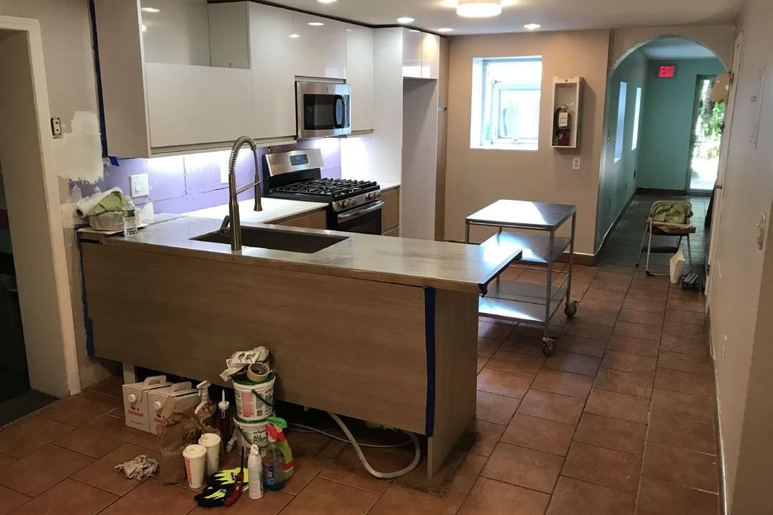 Cookfox and Clune Construction Company at Ali Forney Center site. Photo: Cookfox.