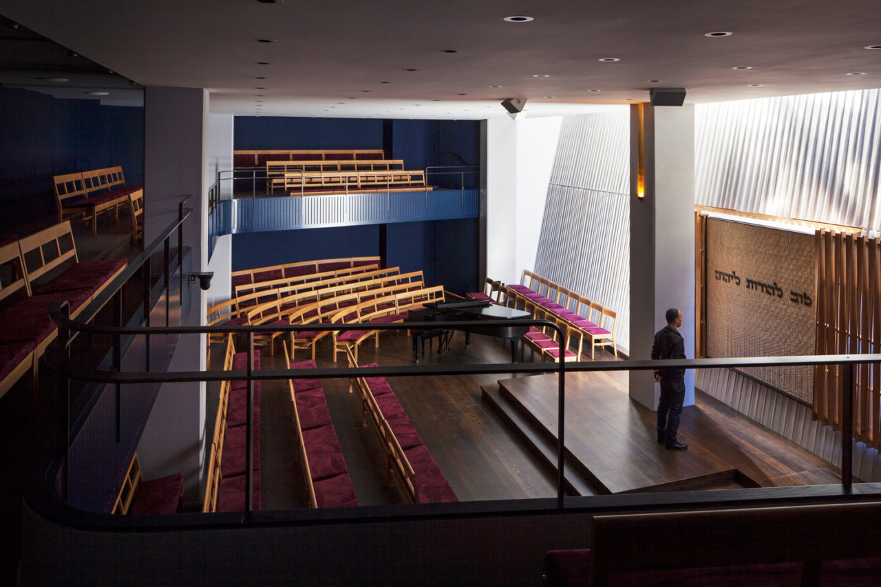 Congregation Beit Simchat Torah, New York City, by Architecture Research Office (ARO). Photo: Elizabeth Felicella.