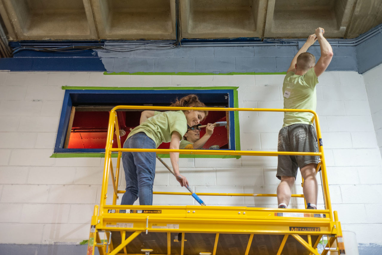 FXCollaborative, NBBJ, Perkins Eastman, and SGVA at Rebuilding Together NYC. Photo: FXCollaborative.