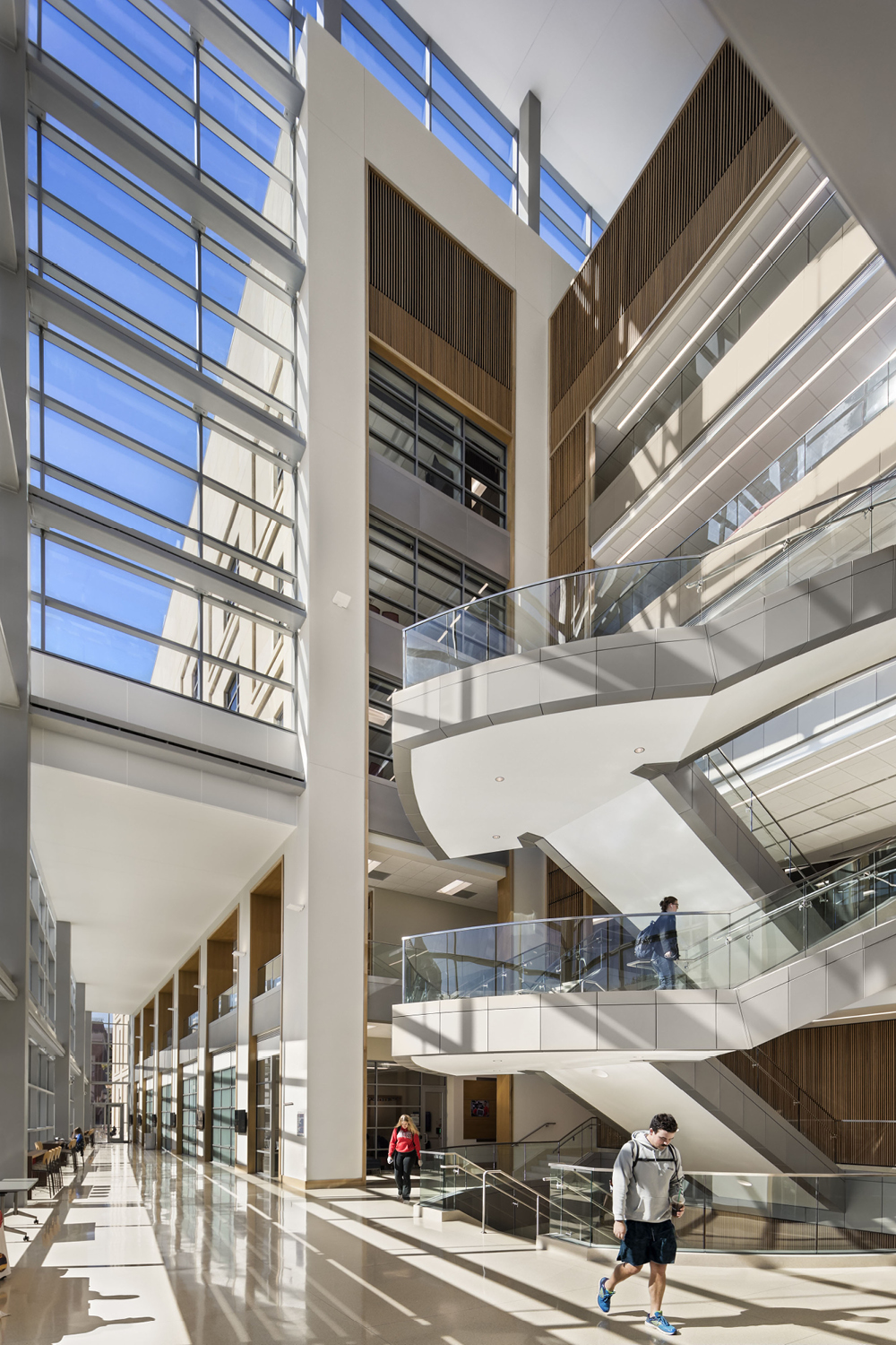 Howard L. Hawks Hall, University of Nebraska, Lincoln, Lincoln, Nebraska. Photo: Peter Aaron/OTTO for Robert A.M. Stern Architects.