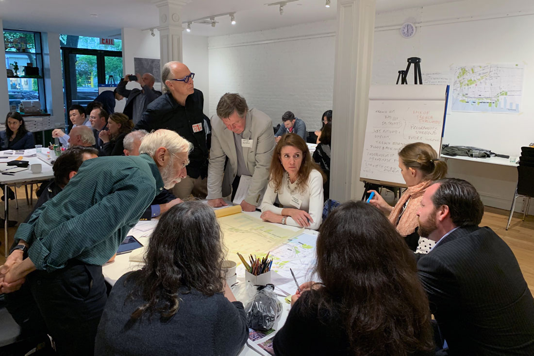 AIANY's workshop on the future of the BQE. Photo: AIA New York.