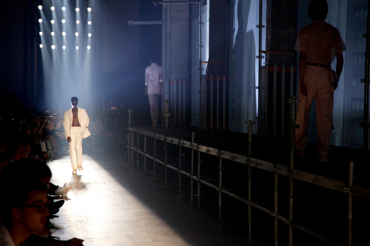 Herson Preston’s SS20 runway show, with sets by Dattner Architects. Photo: Eyesight Group.