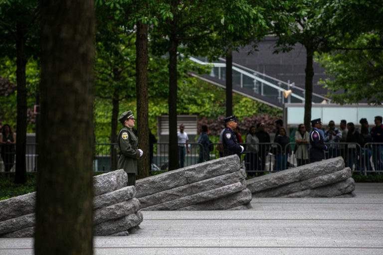 9/11 Memorial Glade by Handel Architects and PWP Landscape Architecture. Photo: Jin S. Lee, 9/11 Memorial and Museum.