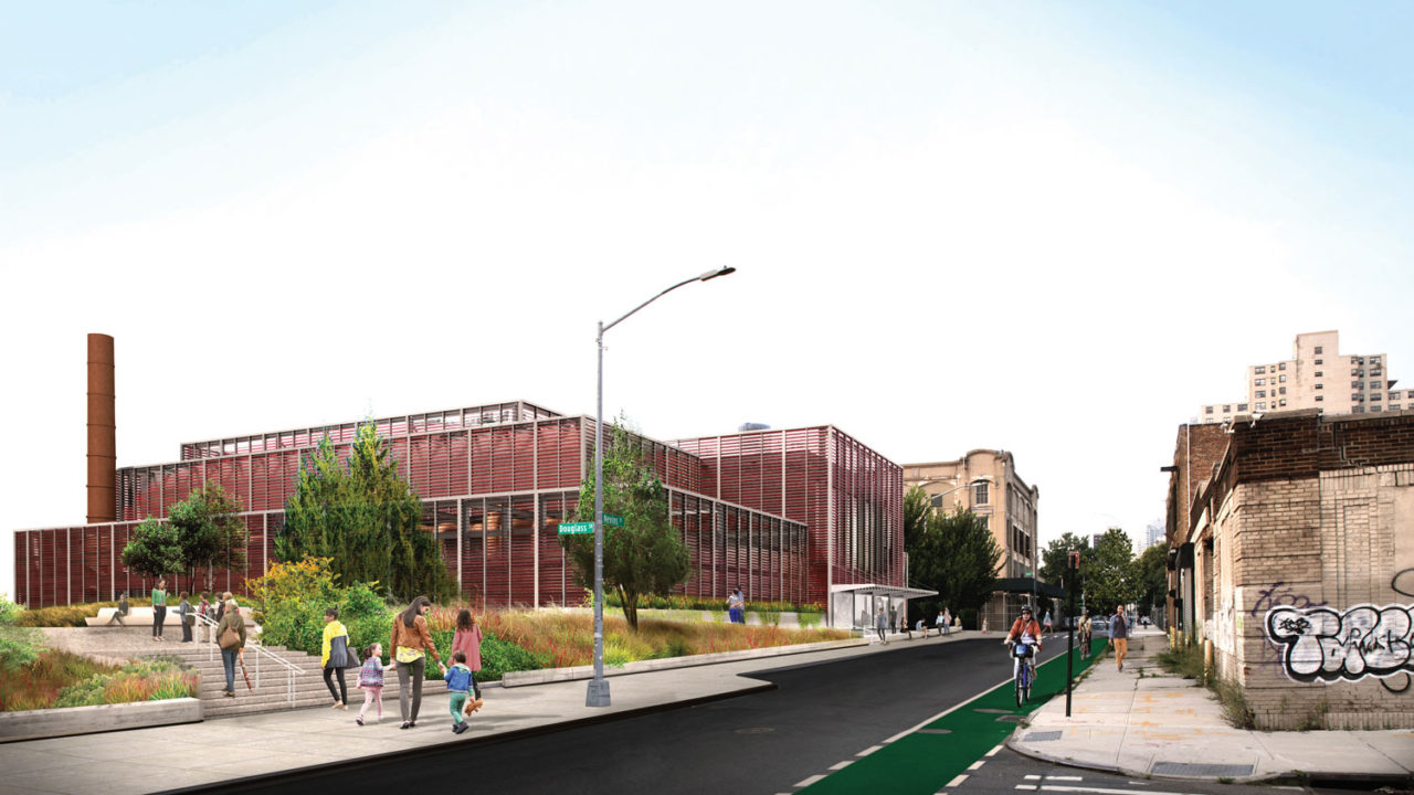 Gowanus CSO by Selldorf Architects, NYC DEP, Hazen and Sawyer, Brown and Caldwell, and DLANDstudio. Image: Selldorf Architects and DLANDStudio.