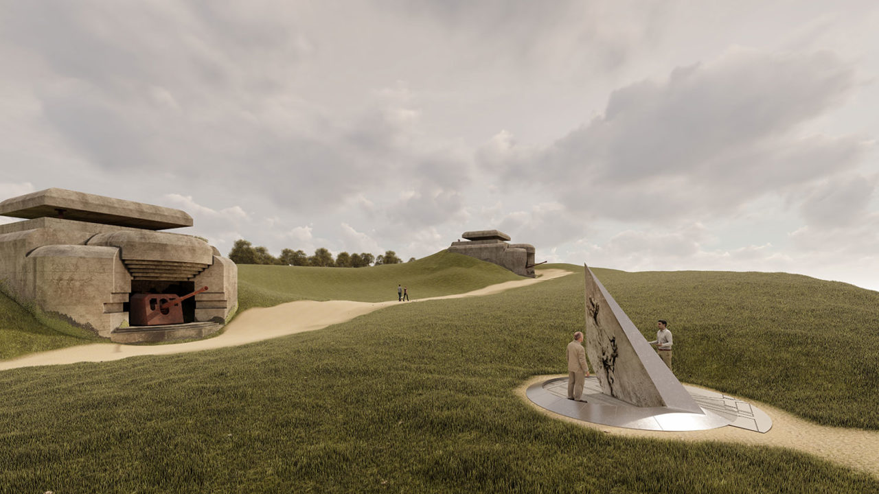 “Vectors” by Studio Daniel Libeskind for the Liberation Route Europe Foundation. Image: Courtesy of Studio Daniel Libeskind.