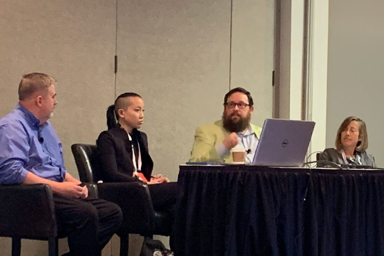 AIANY member A.L. Hu, Assoc. AIA, spoke on the panel ‘The Silent Minority: LGBTQ+ Voices in Architecture.’