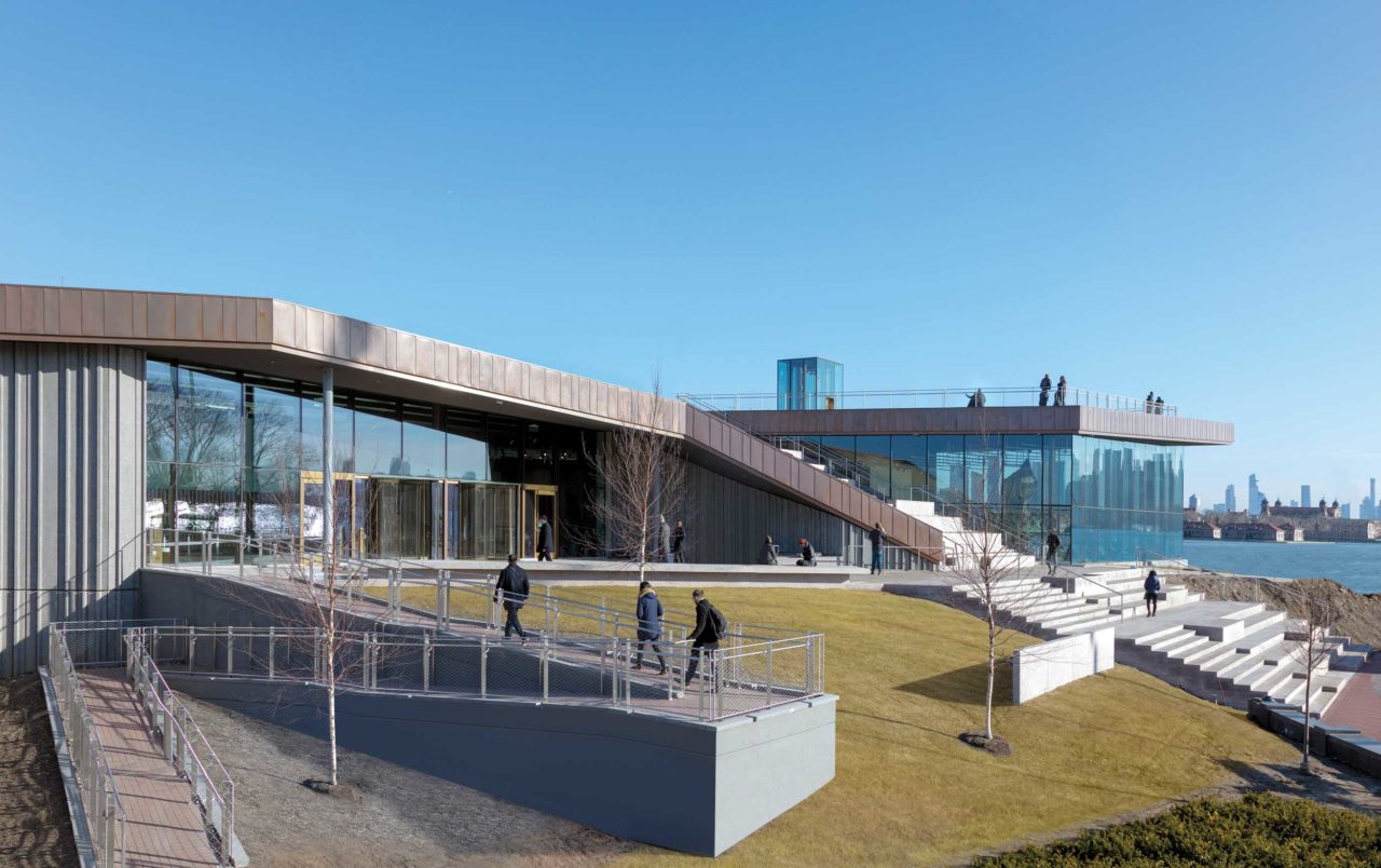 FXCollaborative conceived the Statue of Liberty Museum as a garden pavilion that would add to the experience of all visitors to Liberty Island. Photo: David Sundberg/Esto.