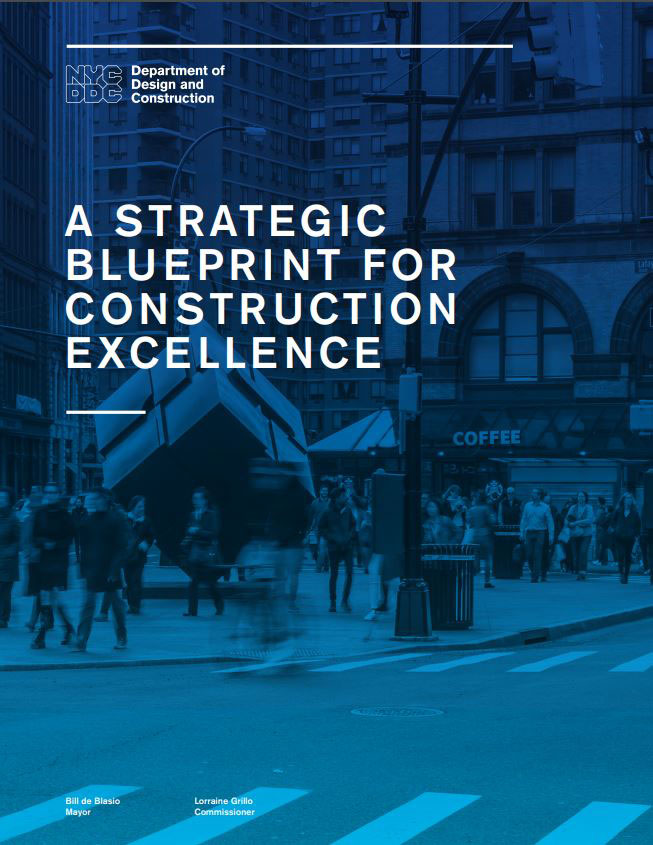 DDC recently released "A Strategic Blueprint for Construction Excellence." Image courtesy of DDC.