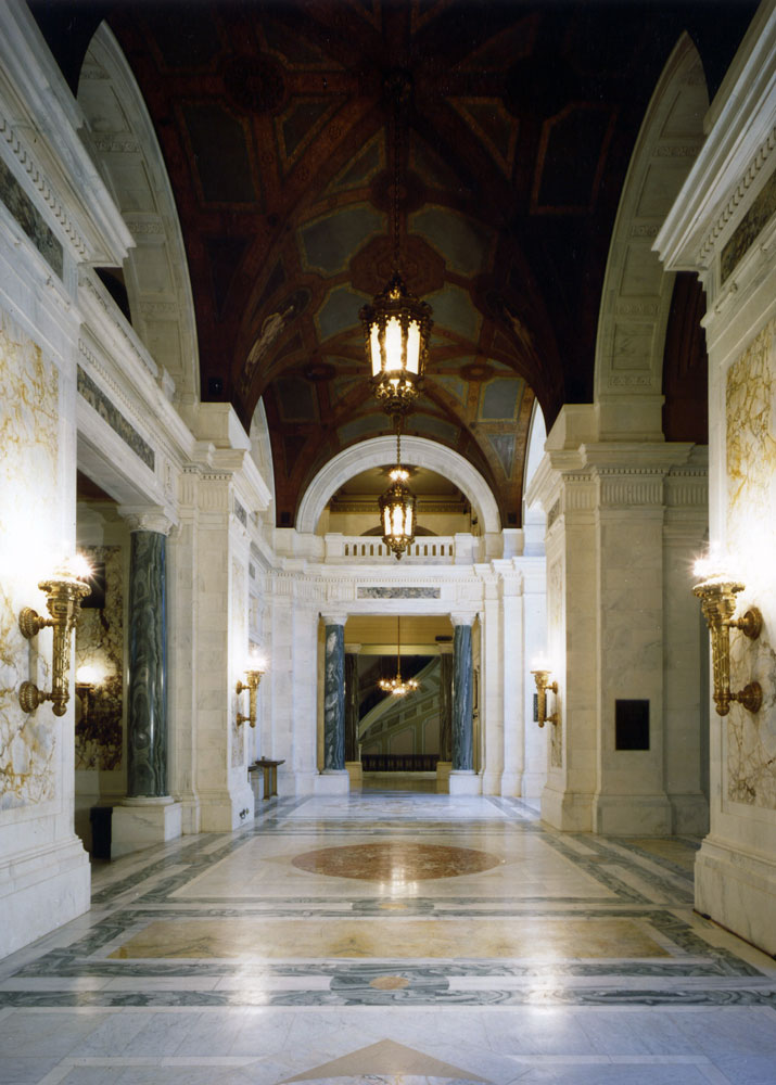 Great Hall at the Alexander Hamilton U.S. Custom House, New York, NY. Photo: Walter Dufresne.