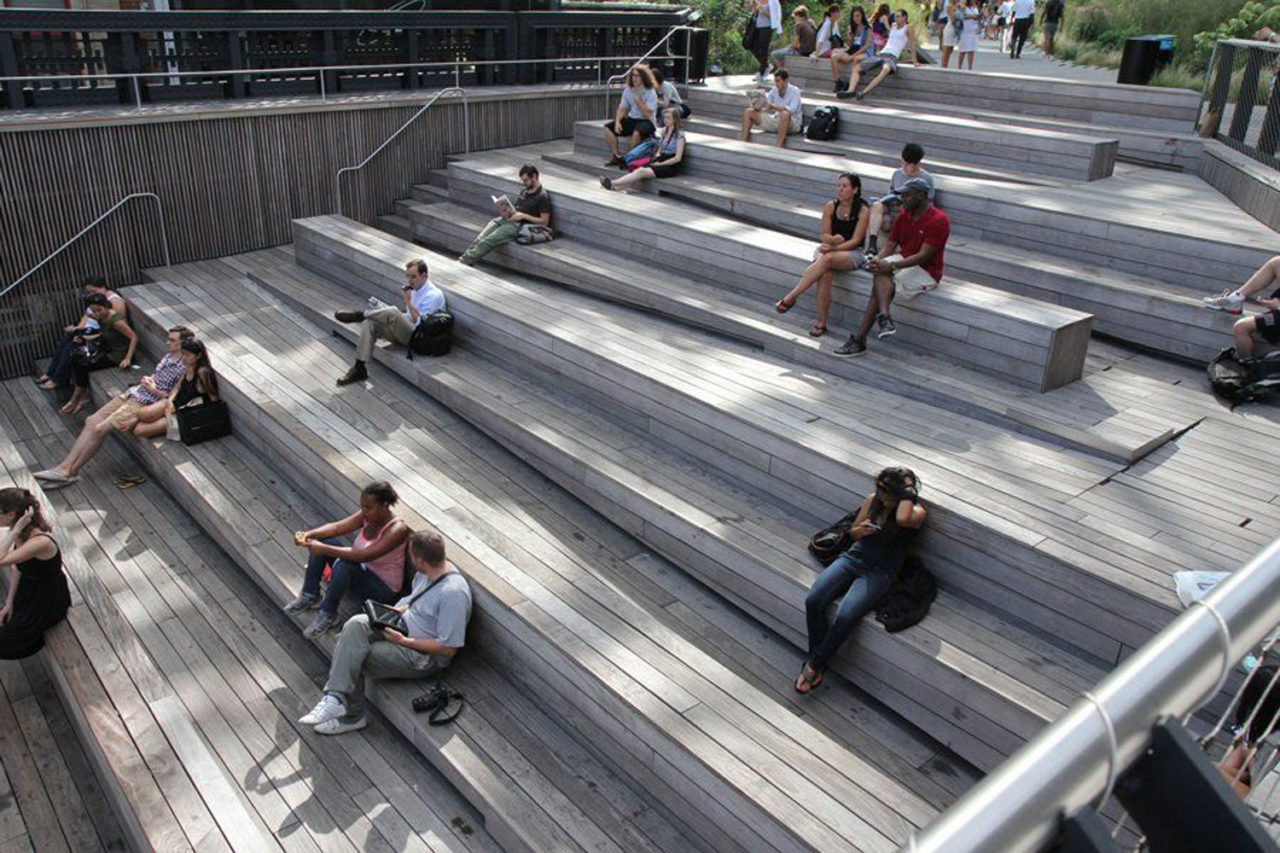 High Line Park Amphitheater. Photo: Les Paul Halper.