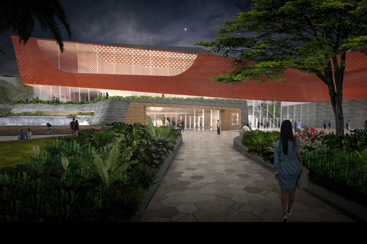 Neal S. Blaisdell Center, Honolulu, Hawaii, by Snøhetta, WCIT, and AECOM. Image: Courtesy of Snøhetta.