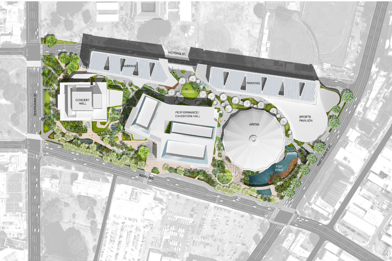 Neal S. Blaisdell Center, Honolulu, Hawaii, by Snøhetta, WCIT, and AECOM. Image: Courtesy of Snøhetta.