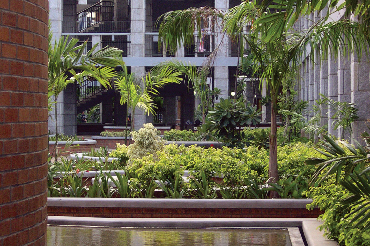 American International School–Chennai, Chennai, India, 2003. Photo: Nicholas Garrison.