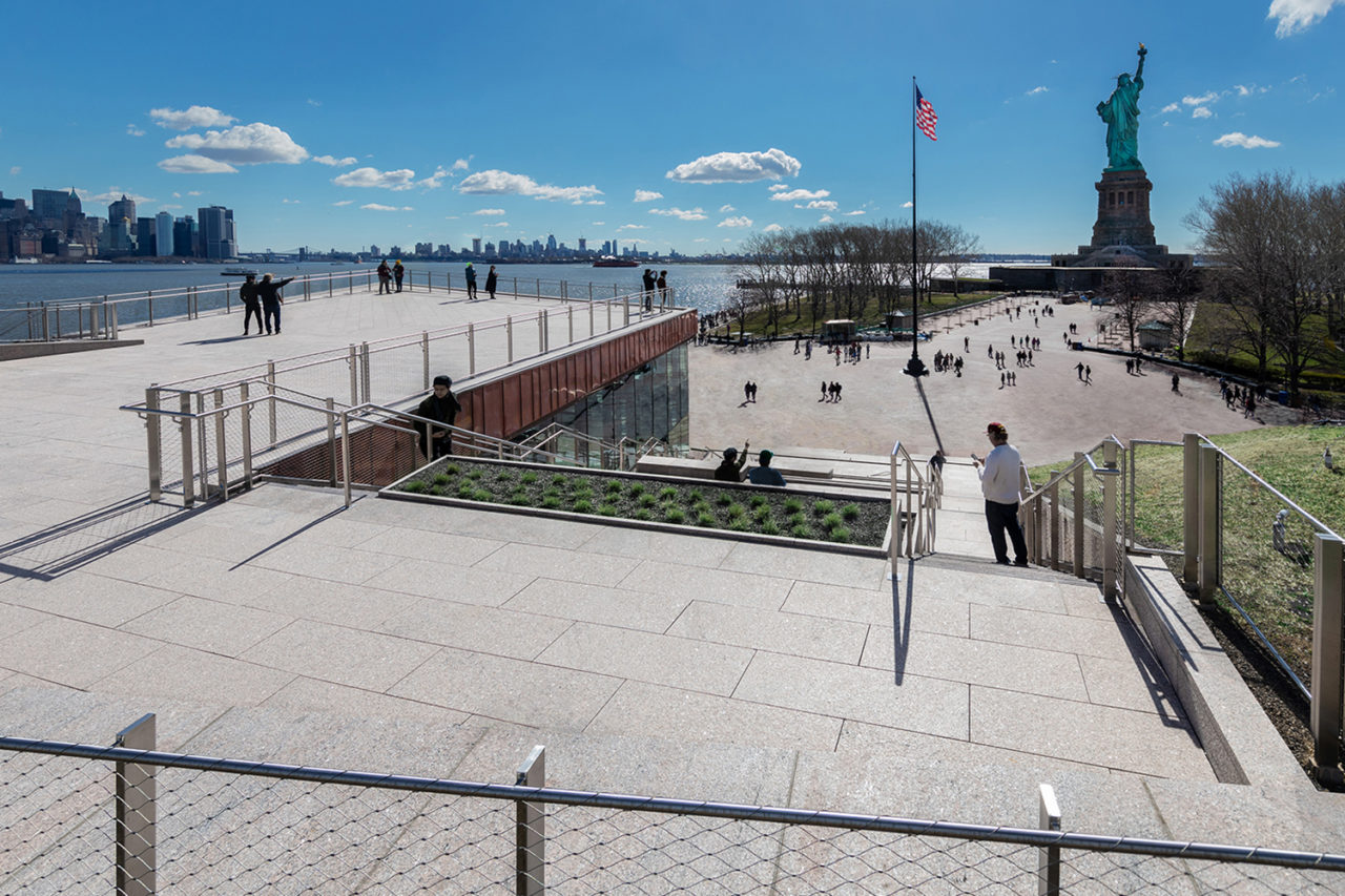The Statue of Liberty Museum, Liberty Island, New York Harbor, 2019. Photo: David Sundberg/Esto.