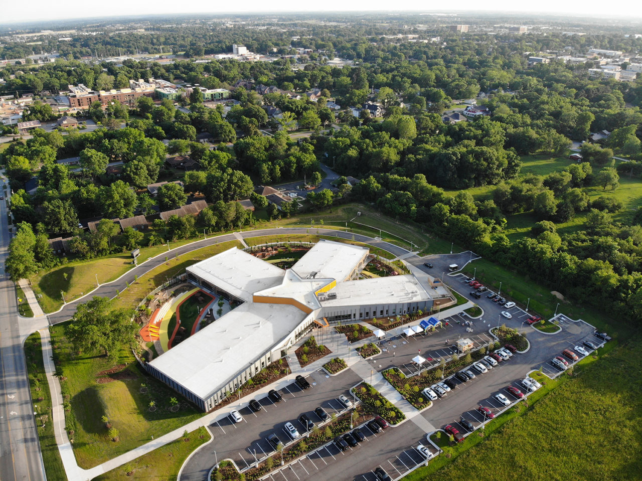 Helen R. Walton Children's Enrichment Center by LTL Architects and SCAPE Landscape Architecture. Image credit: LTL Architects.